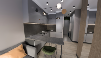 Виртуальный тур по однокомнатной квартире 3D Model