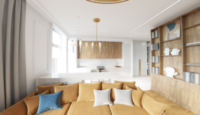 3d render 3х комнатной квартире “Fusion” 3D Model