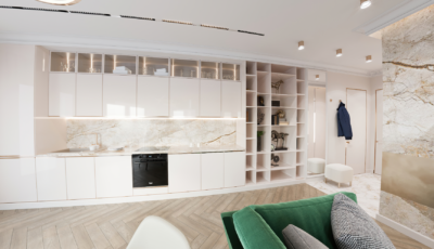 3d тур по двухкомнатной квартире «Неоклассика»