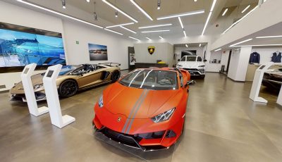Matterport тур по автосалону Lamborghini 3D Model
