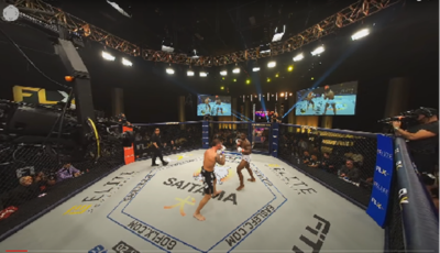 Online трансляция 360°. Бой ММА 3D Model