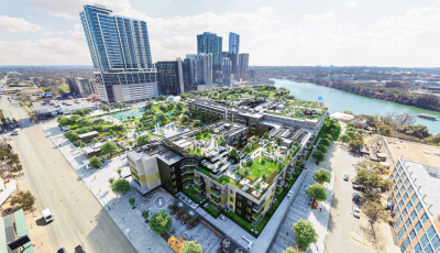 Рендер здания в реальном окружении 3D Model