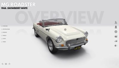 MG Roadster 1968 3D Model