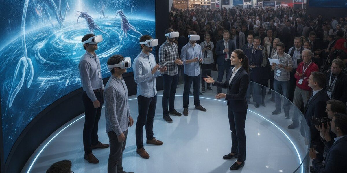 VR на выставке: как гарнитура помогает продавать сложный продукт VR на выставке: как гарнитура помогает продавать сложный продукт